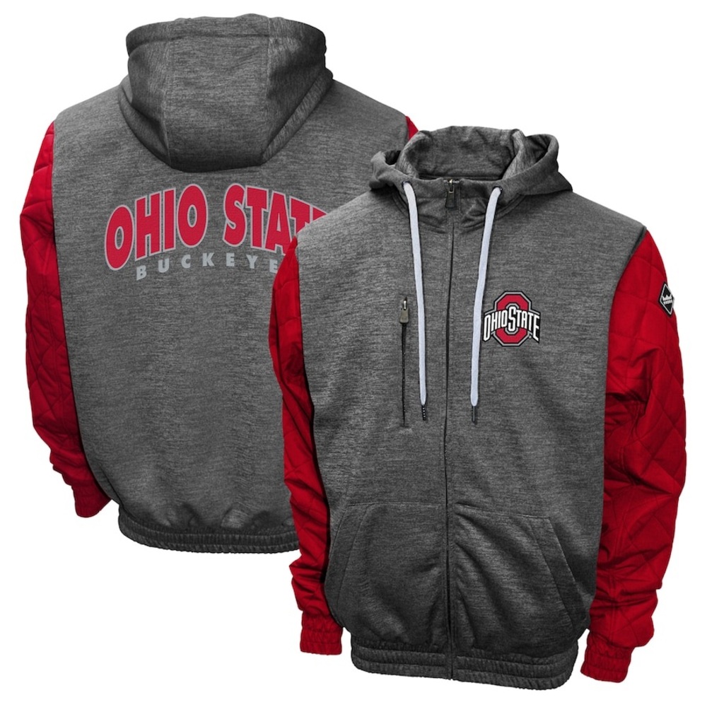 Ohio State Buckeyes Grid Game Full-Zip Hoodie